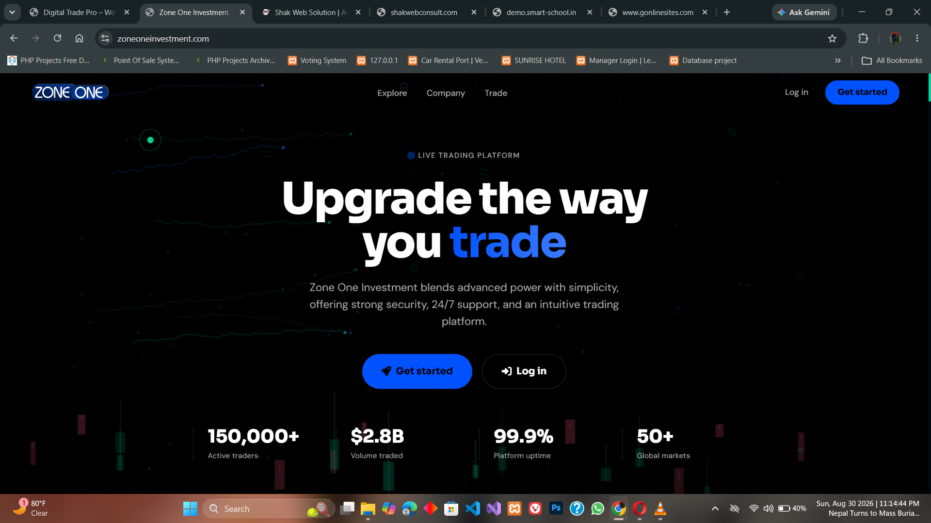 CRYPTO INVESTMENT WEB APP